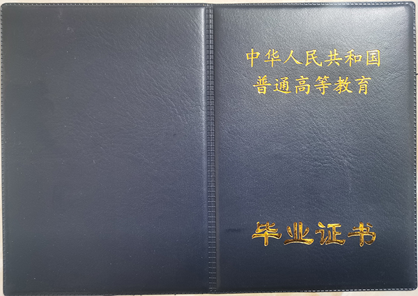 河南1995年大专毕业证样本（原版高清图片）