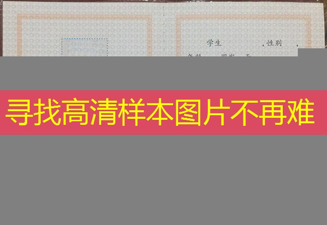 伊春市高中毕业证样本图片pdf